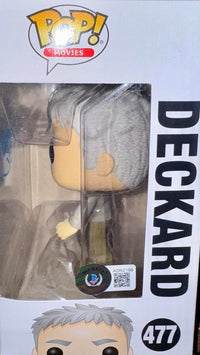 Harrison Ford Signed Funko Pop #477 "Deckard" Blade Runner - Beckett COA w/full letter of authenticity