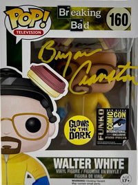 Bryan Cranston Signed San Diego Comic Con Limited Edition Funko Pop #160 Walter White (Breaking Bad) - SWAU