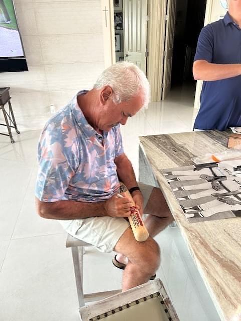 Dwight Evans Autographed Cooperstown Bat Company Baseball Bat Limited Edition #14/24 w/Sure Shot COA