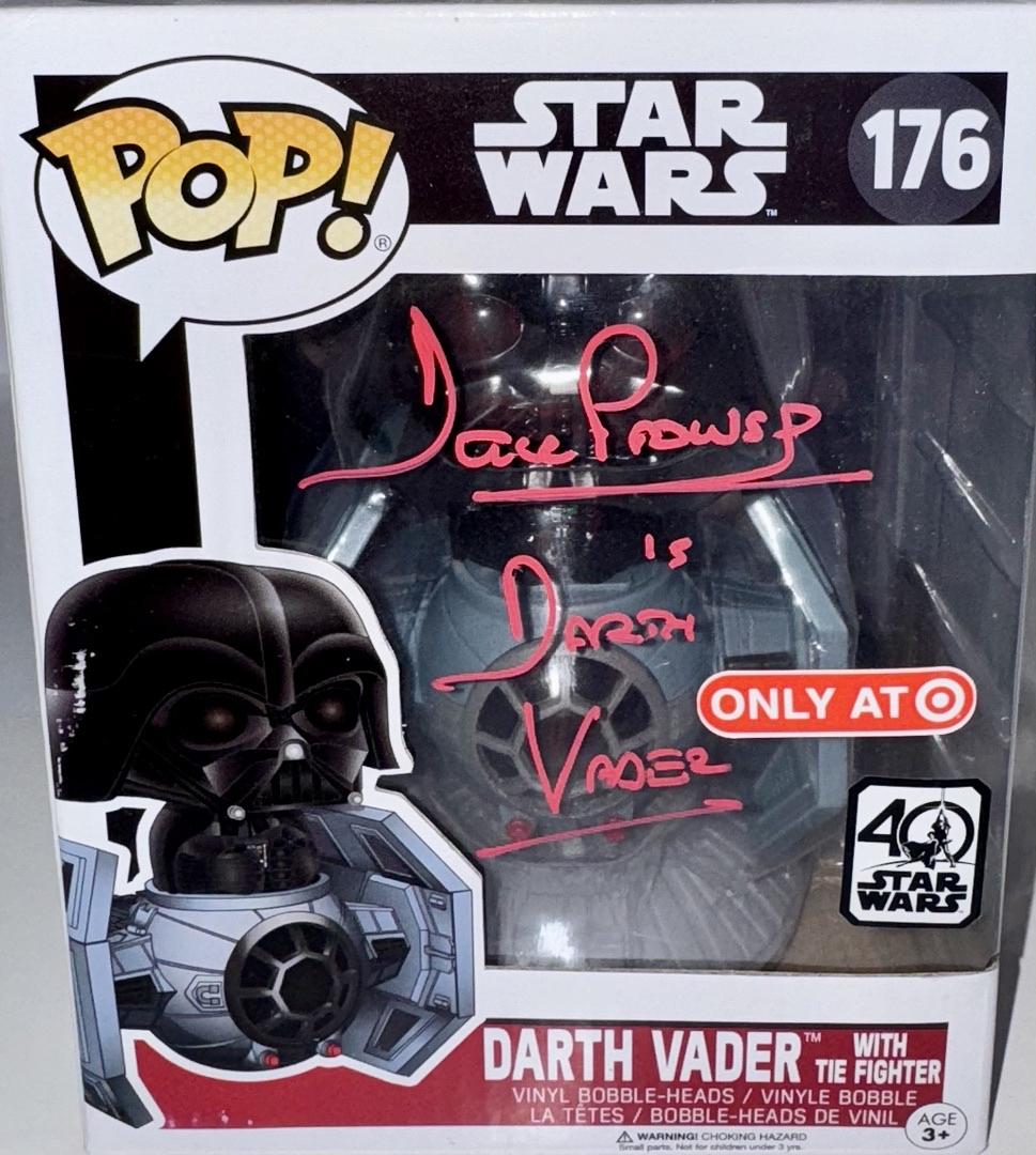 David Prowse Signed Funko Pop #176 "Darth Vader" (Star Wars) *RARE* - Beckett COA