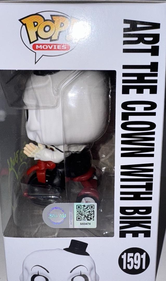 Daniel Roebuck Signed Funko Pop #1591 Art The Clown (Terrifier) - SWAU #01
