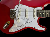 Neal Schon Signed Red Guitar (Journey) - JSA COA