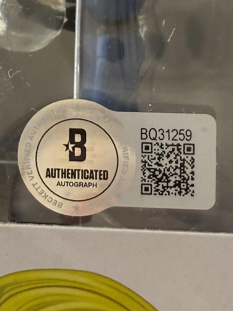 Jessica Alba Signed Funko Pop #558 Invisible Girl Sue Storm (Fantastic Four)  - Beckett COA