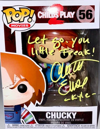 Christine Elise Signed Funko Pop #56 "Chucky" (Childs Play) w/Inscription - OC Celebrity Marketing #01