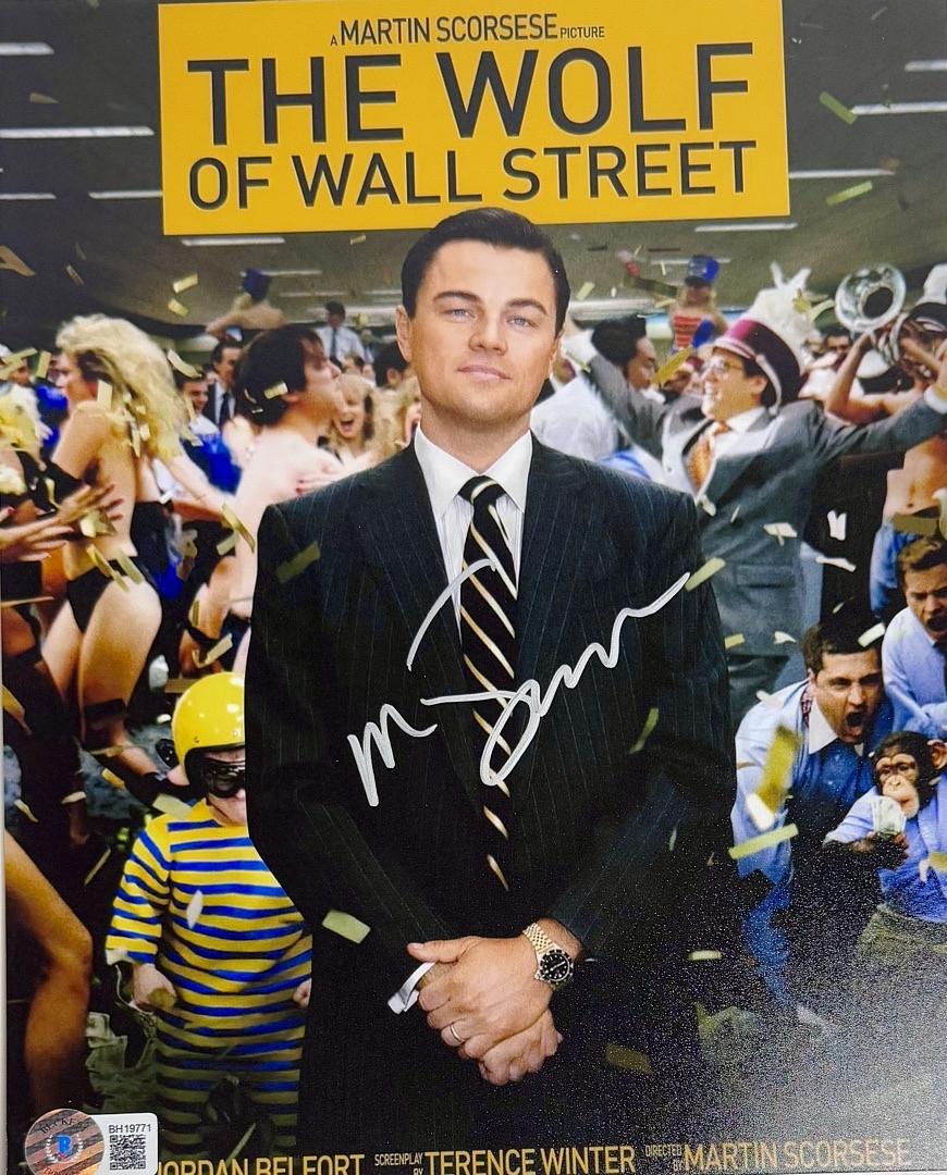 Martin Scorsese Signed 8x10 Photo (The Wolf Of Wallstreet) - Beckett COA
