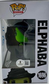 Idina Menzel Signed Funko Pop #1696 Elphaba (Wicked) - Beckett COA