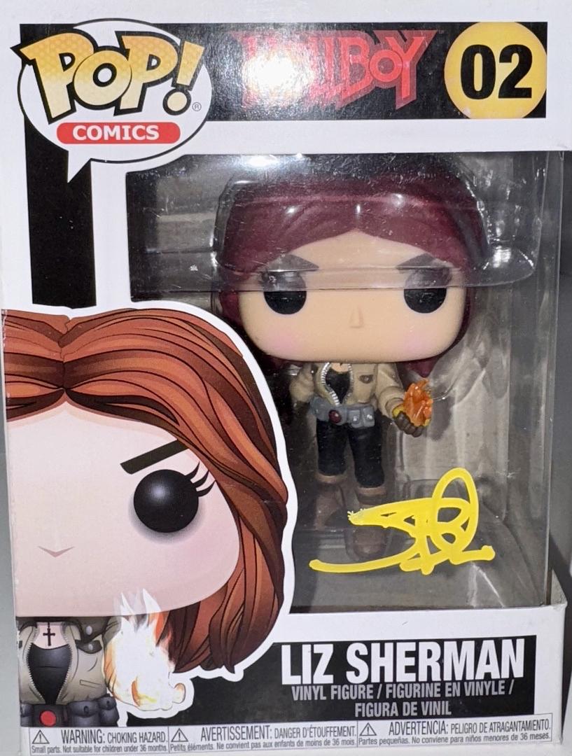 Selma Blair Signed Funko Pop #02 "Liz Sherman" (Hellboy) - Beckett COA