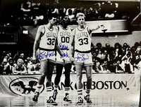 Larry Bird, Kevin McHale, Robert Parish Signed Boston Celtics 16x20 Photo (Blue Ink) - SureShot / Bird COA