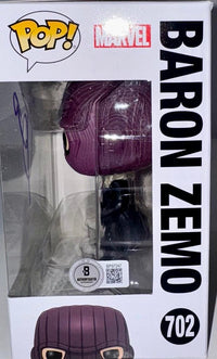 Daniel Bruhl Signed Funko Pop #702 "Baron Zemo" (Falcon & The Winter Soldier) - Beckett COA #01