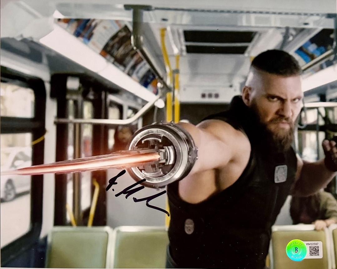 Florian Munteanu Signed 8x10 Photo (Shang-Chi) - Beckett COA