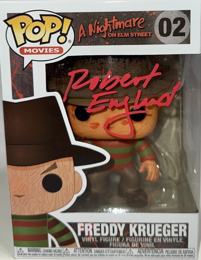 Robert Englund Signed Funko Pop #02 "Freddy Krueger" (Nightmare On Elm Street) - Beckett COA #01