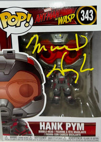 Michael Douglas Signed Funko Pop #343 "Hank Pym" (Ant-Man) - Beckett COA #03