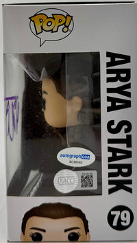 Maisie Williams Signed Funko Pop #79 Arya Stark (Game Of Thrones) *VERY RARE* - RACC ACOA