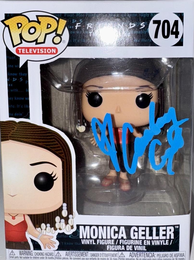 Courtney Cox Signed Funko Pop #704 "Monica Geller" Friends - Beckett COA