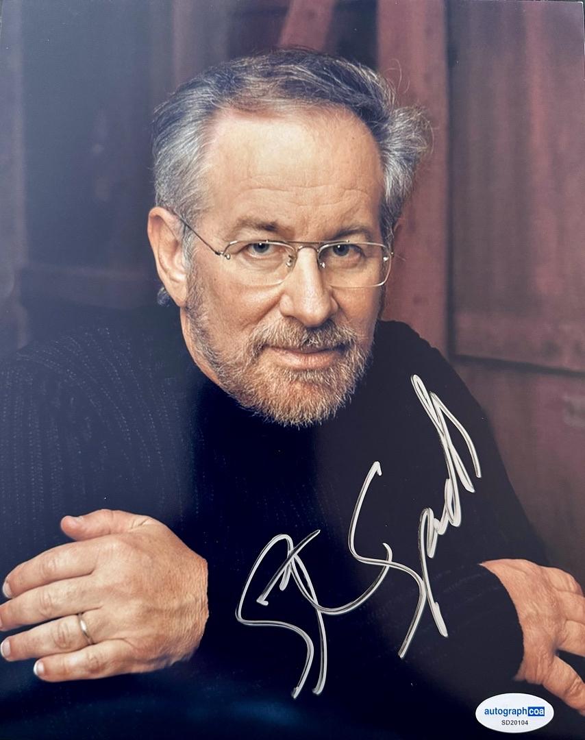 Steven Spielberg Signed 8x10 Photo - ACOA #03