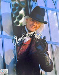 Christopher Lloyd Signed 8x10 Photo (Back To The Future) - Beckett COA