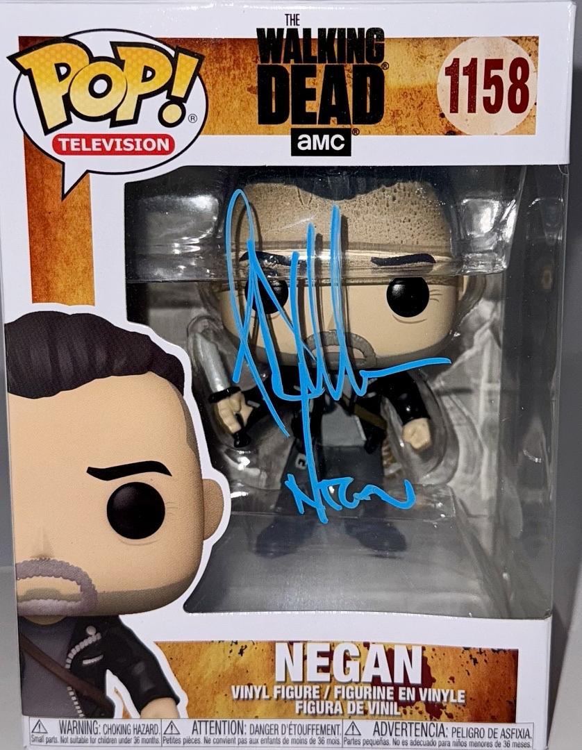 Jeffrey Dean Morgan Signed Funko Pop #1158 "Negan" (Walking Dead) - JSA COA