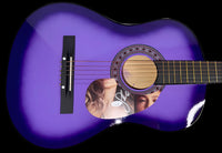 Jennifer Lopez Signed Purple Guitar - JSA COA #01
