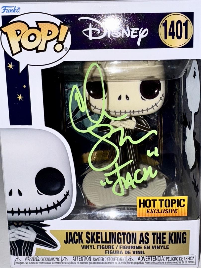 Chris Sarandon Signed Limited Edition (1/1) Funko Pop #1401 Jack Skellington (Nightmare Before Christmas) w/Inscription and Tone Rodriguez artwork - Beckett and OC Celebrity Marketing COA