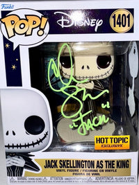 Chris Sarandon Signed Limited Edition (1/1) Funko Pop #1401 Jack Skellington (Nightmare Before Christmas) w/Inscription and Tone Rodriguez artwork - Beckett and OC Celebrity Marketing COA
