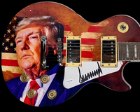 Donald Trump Signed Guitar - ACOA