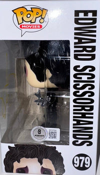 Johnny Depp Signed Funko Pop #979 (Edward Scissorhands)  - Beckett COA