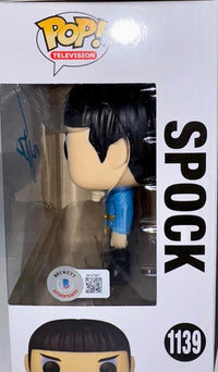 Zachary Quinto Signed Funko Pop #1139 "Spock" (Star Treck) - Beckett COA #02