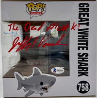 Richard Dreyfuss, Jeffrey Kramer, Jeffrey Vorhees, Stephen and Jonathan Searle, Signed Funko Pop #758 (Jaws) - Beckett COA *VERY RARE*