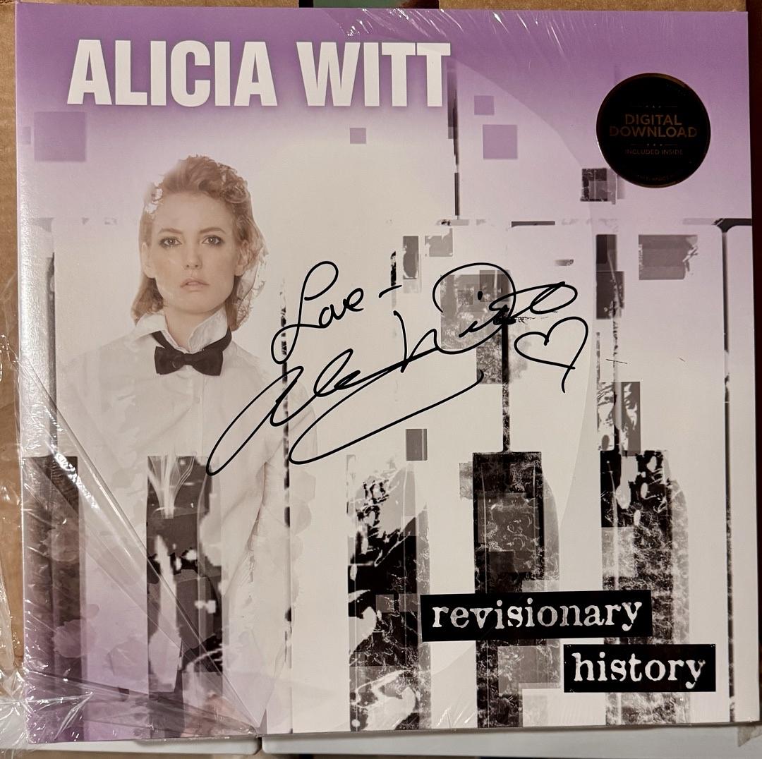 Alicia Witt Signed Album "Revisionary History" Vinyl Record - Beckett COA