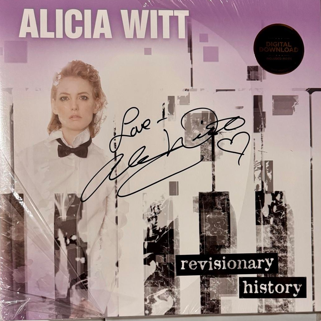 Alicia Witt Signed Album "Revisionary History" Vinyl Record - Beckett COA