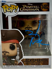 Johnny Depp Signed Funko Pop #1482 Jack Sparrow (Blue Ink) - Beckett COA #2