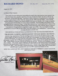 Roger Clemens 20x30 signed, framed limited edition (282/999) lithograph of 20 Strikeout Game - PSA COA RESEARCH
