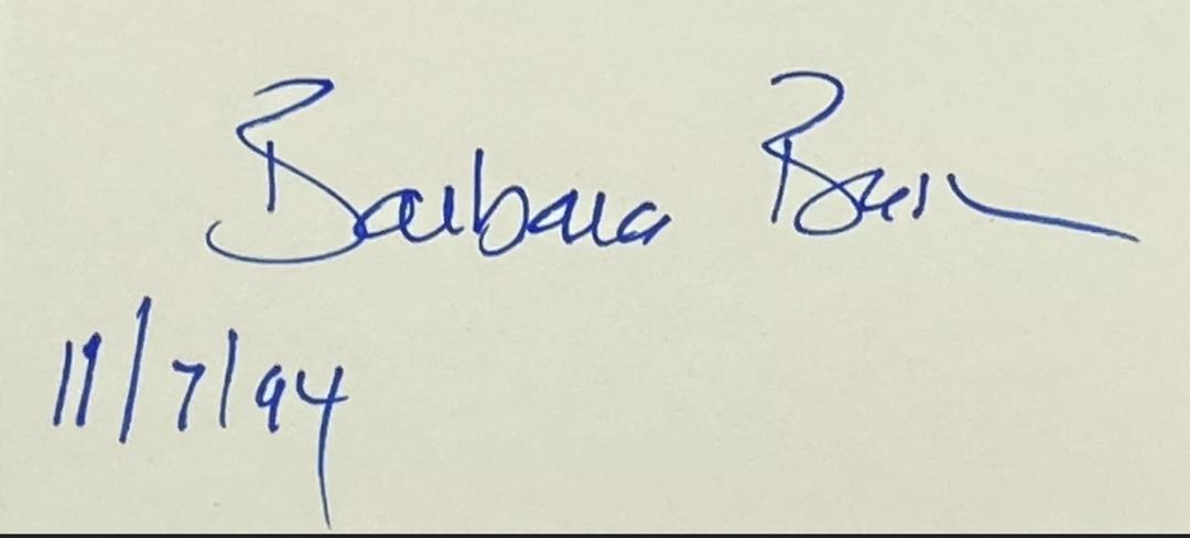 George HW Bush and Barbara Bush signed, framed signatures 13x15 - JSA COA w/full letter of authenticity