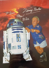 Kenny Baker (Star Wars) signed, inscribed 8x10 - Beckett COA