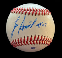 Multi-signed baseball Ron Guidry, Dale Murphy, Jack Morris, Phil Niekro, Lee Smith and Vince Coleman w/Beckett COA