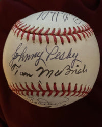 1946 Red Sox multi-signed baseball - RARE - Beckett COA w/full letter of authenticity