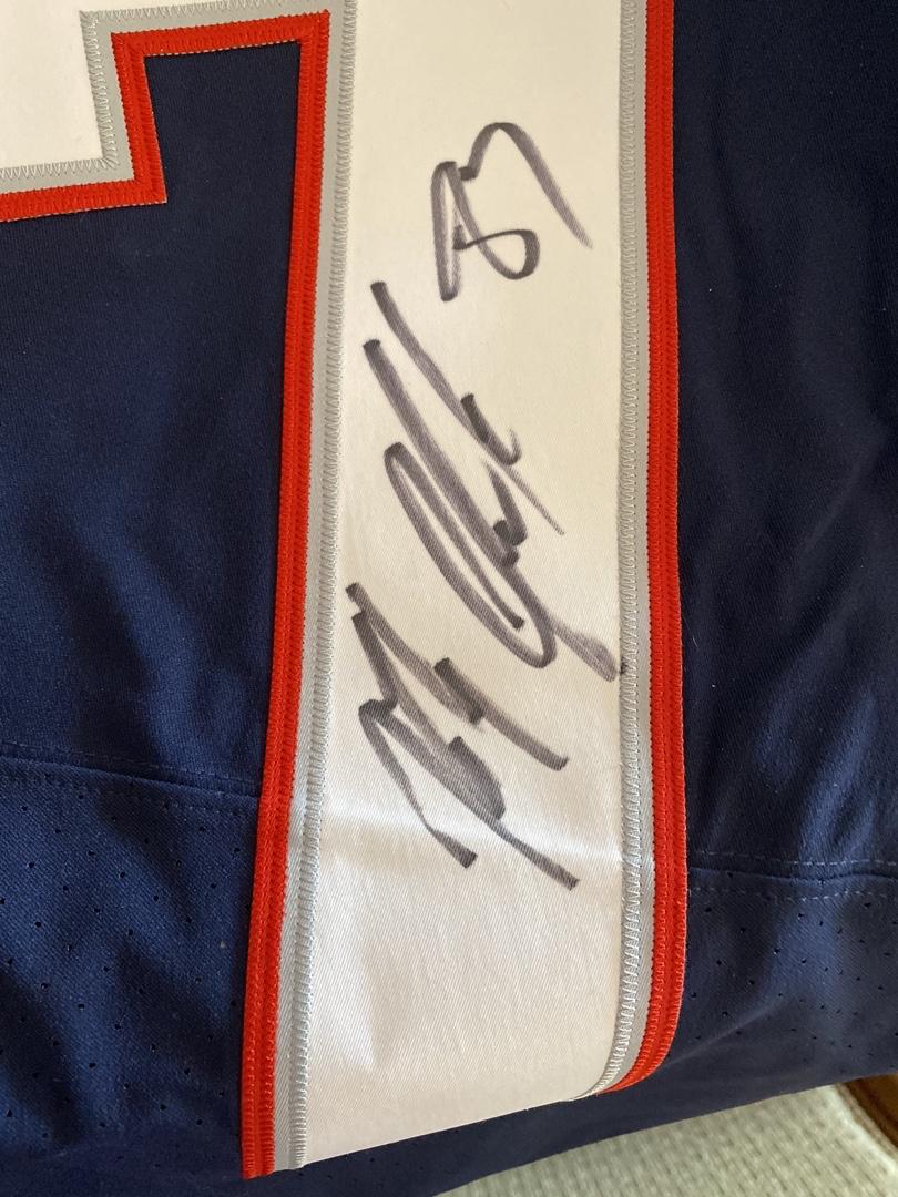 Rob Gronkowski Signed Custom Patriots Jersey - Beckett COA
